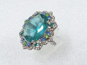 色石　指輪(11.5号)